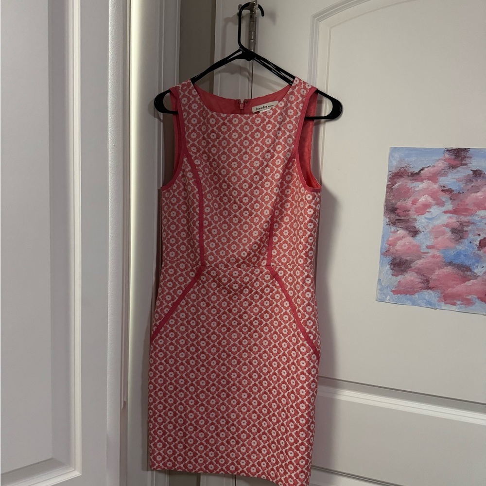 Laundry by Design Pink Geometric Mini Dress